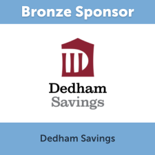 Dedham Savings logo and the words "Bronze Sponsor."