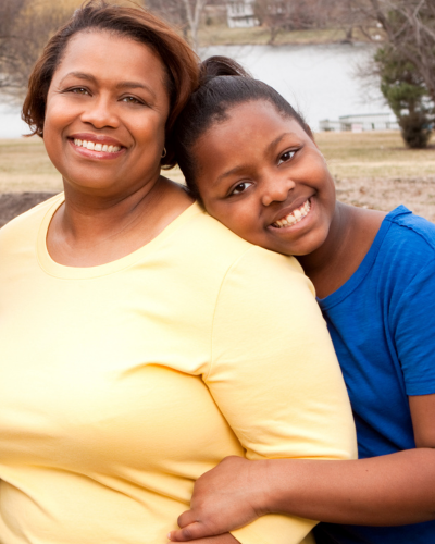 mom with teenage daughter A mother and teenage daughter.