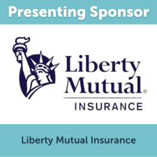 The logo for Liberty Mutual Insurance with the words "Presenting Sponsor."