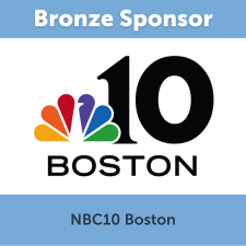 The logo for NBC10 Boston with the words "Bronze Sponsor"