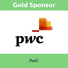 PwC logo with the words "Gold Sponsor."